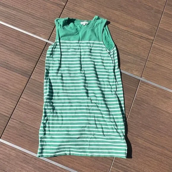 Z Supply Green Terry Cloth Mini Dress | Size: Small - Picture 1 of 5